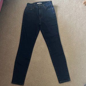 Pacsun Super High Rise Jeggings, Size 25 Short, Dark Wash
